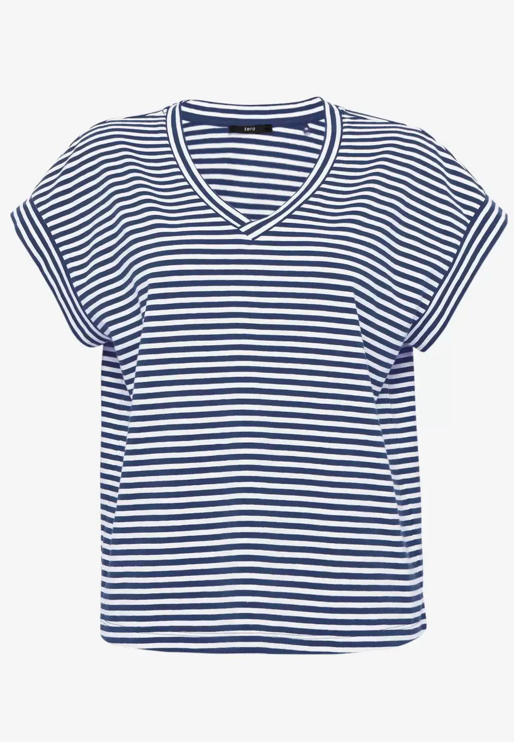 Zero Shirt Kurz 1/2 Arm, Blue/White
