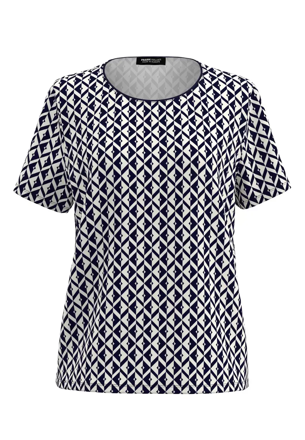 Frank Walder NOSTop/TShirt, DRUCK – Blau