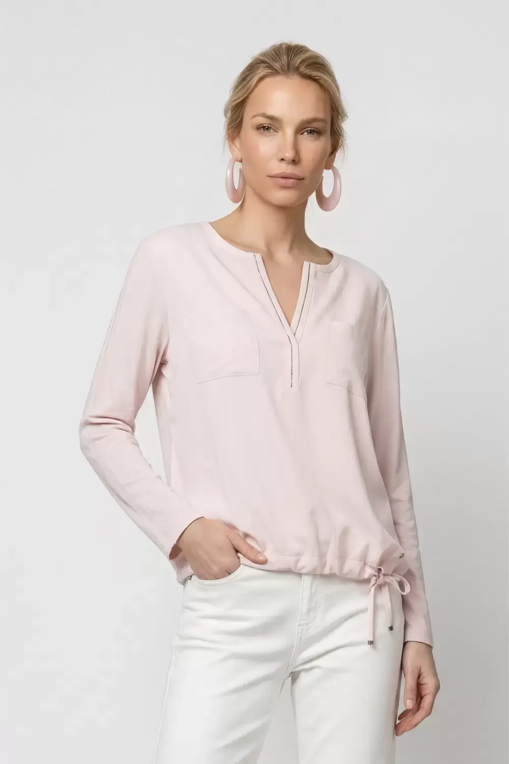 monari Bluse, rosewater