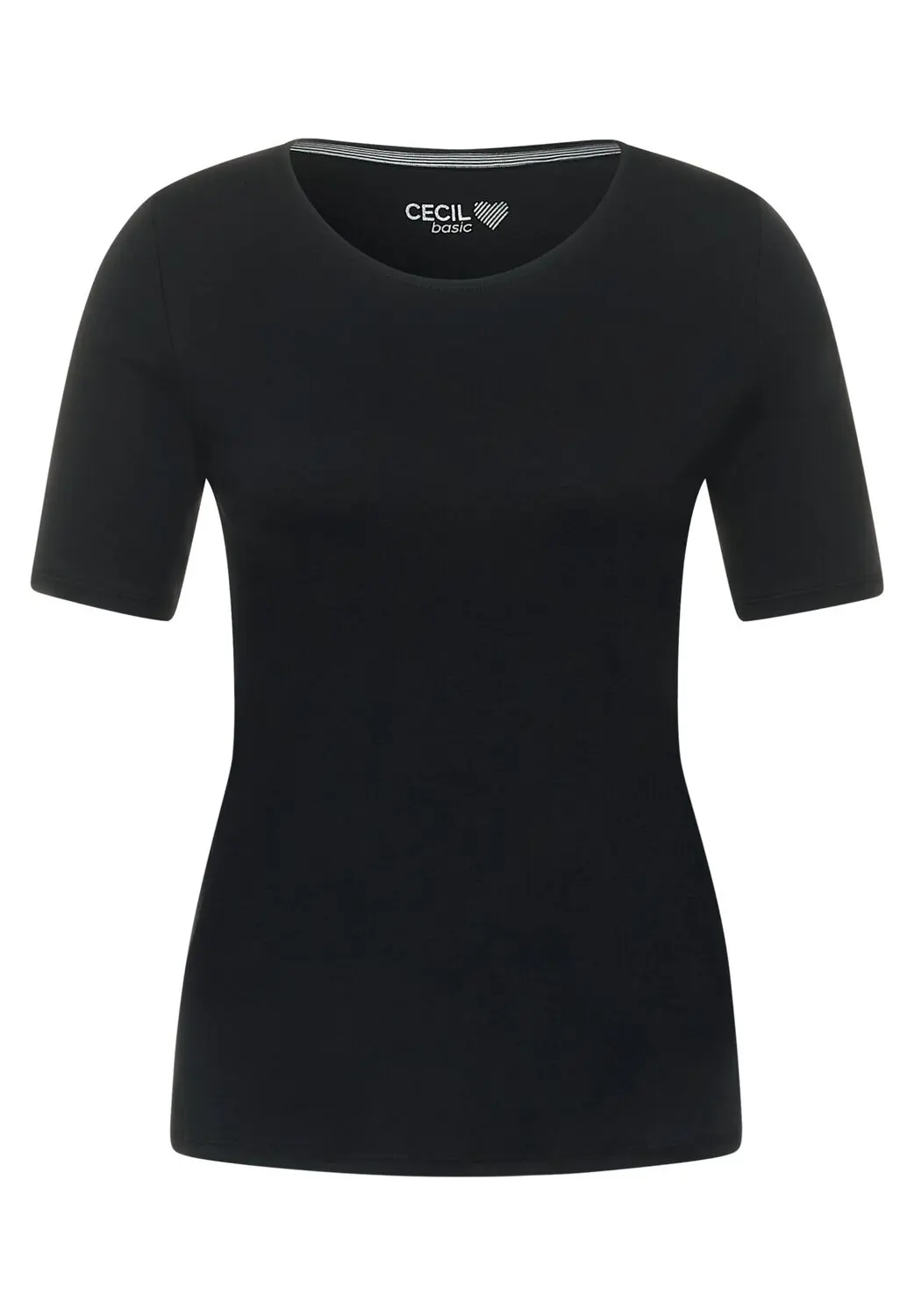 cecil T-Shirt Lena, Black