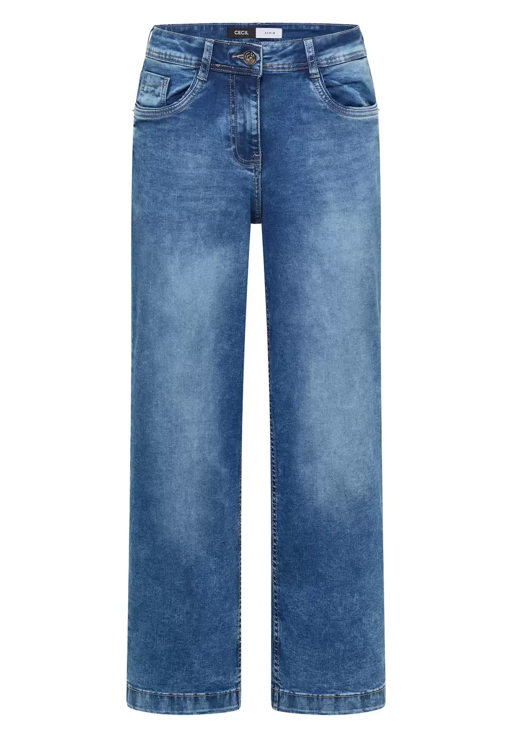 cecil Style NOS Neele Mid Blue, mid blue wash
