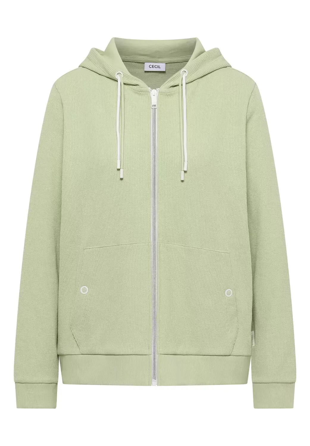 cecil NOS Structured T-Shirt Jacket, raw matcha lime
