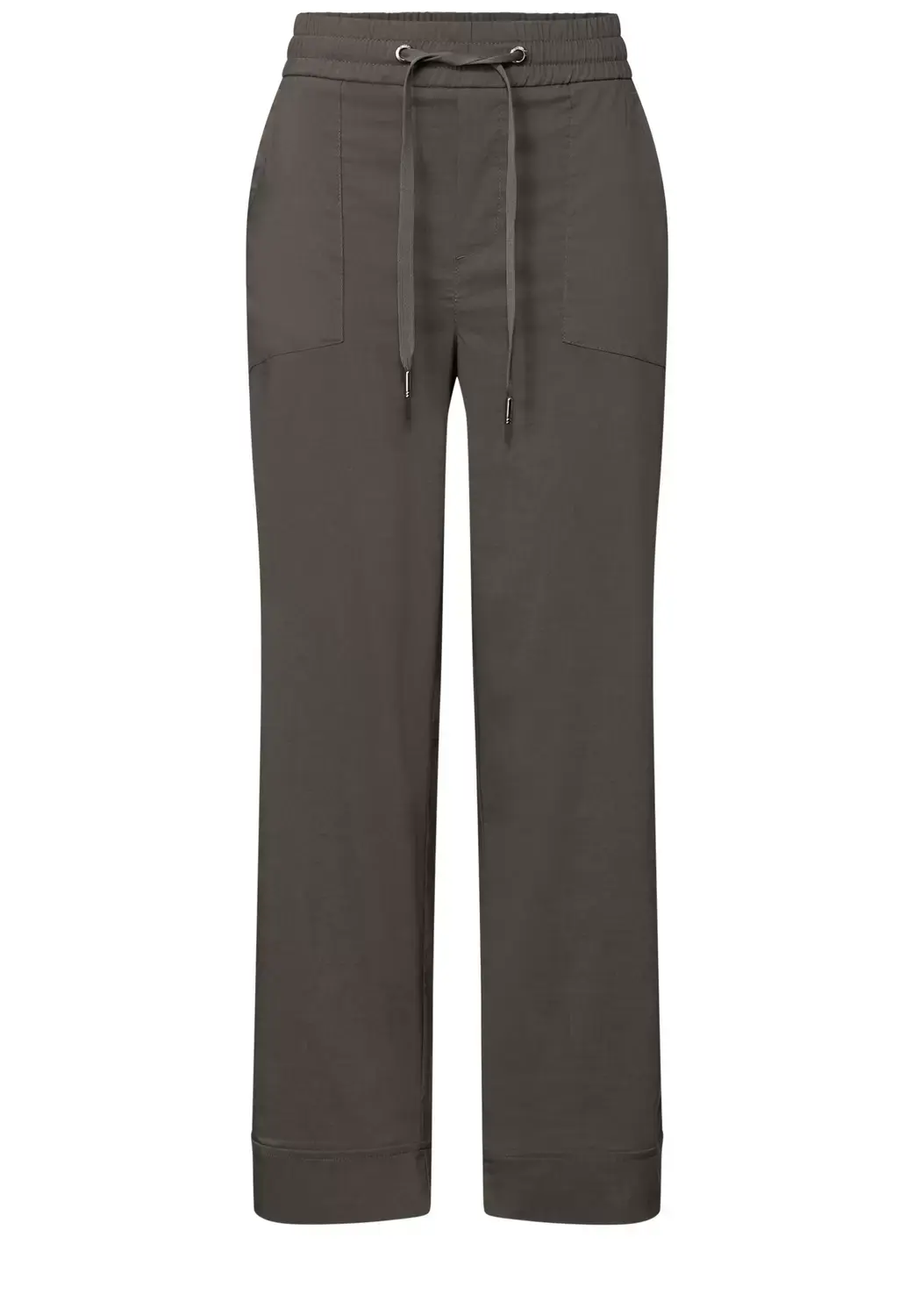 Street One LTD QR Straight Leg Turn Up so, nomad brown