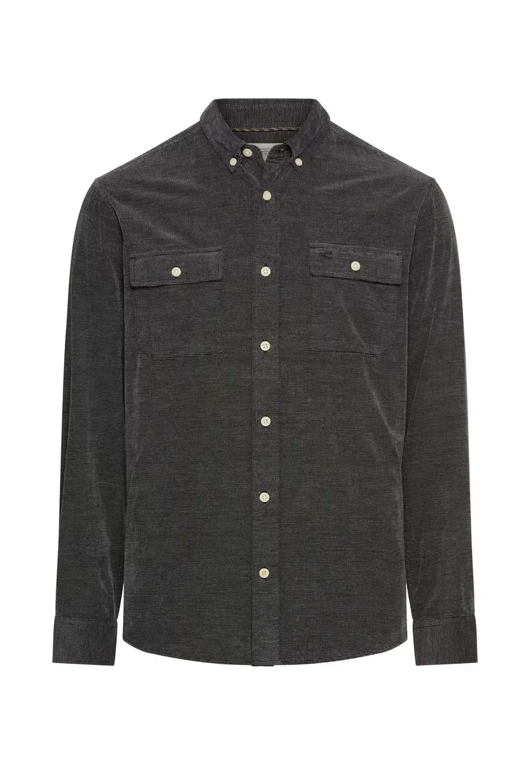 camel active Longsleeve Shirt, Asphalt – Schwarz