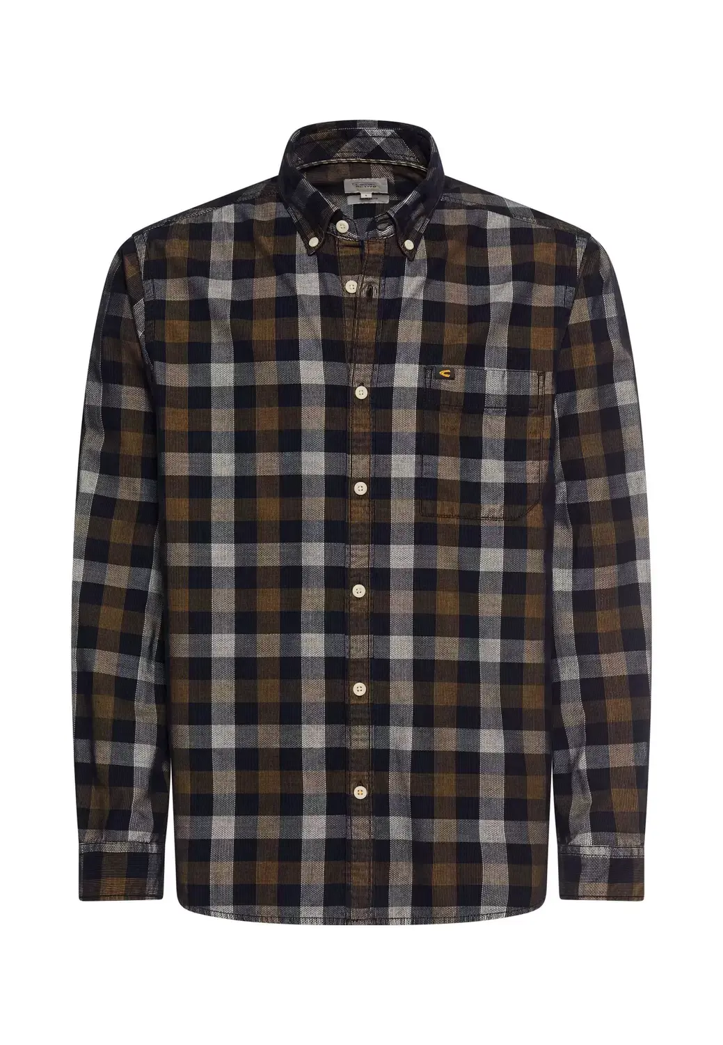 camel active Longsleeve Shirt, Dark Brown