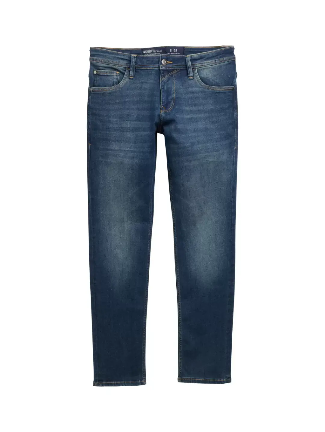 Tom Tailor straight TTAEDAN, Used Dark Stone Blue Denim