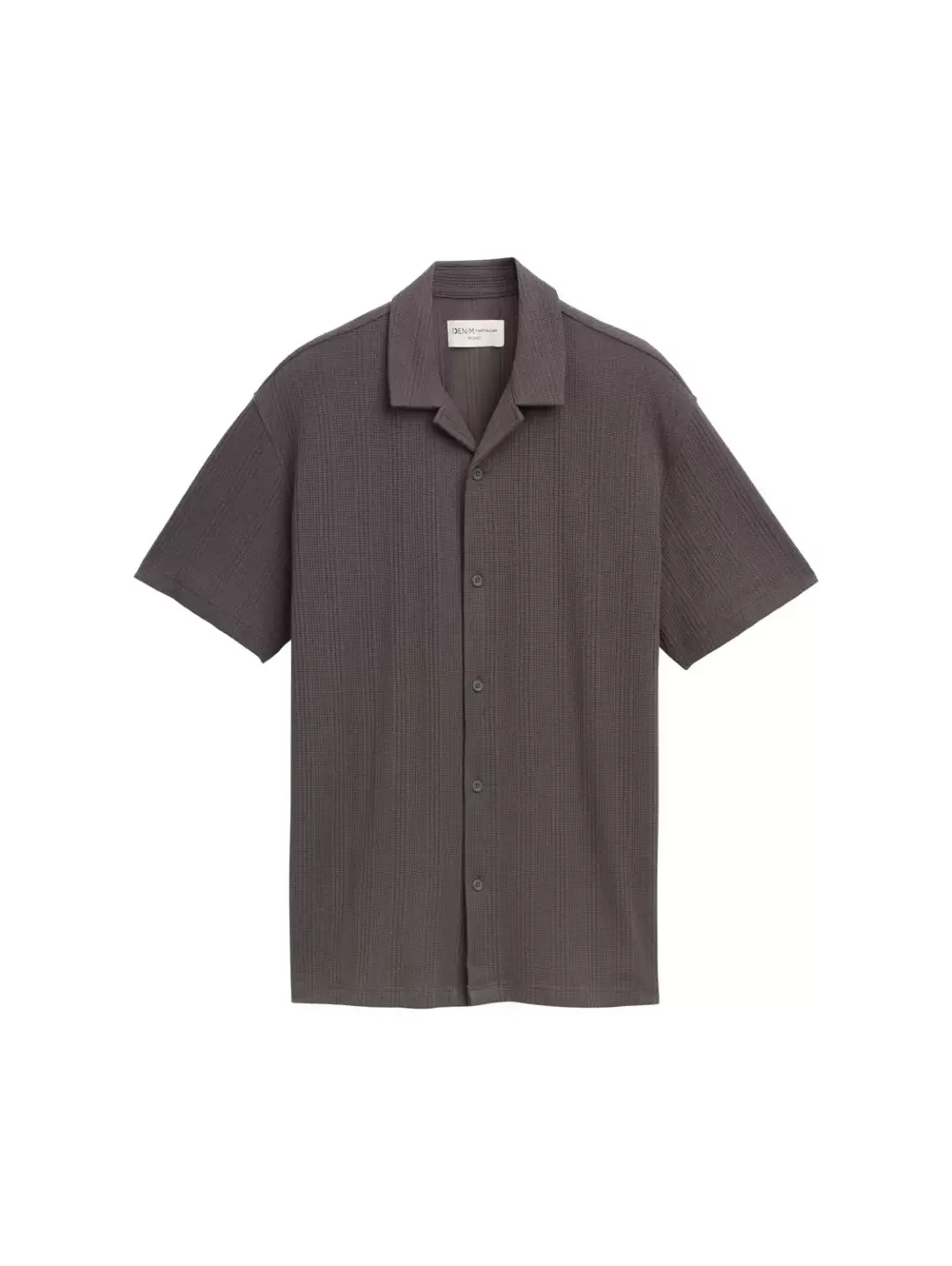 Tom Tailor relaxed structured shirt, Pavement Grey