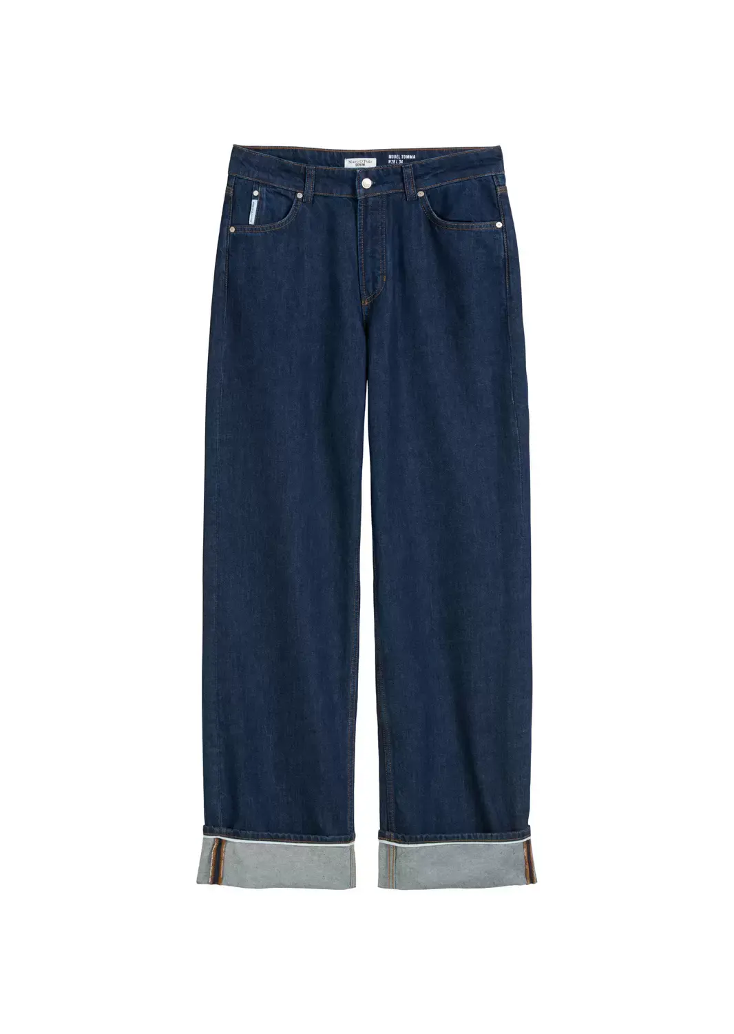 Marc O'Polo DENIM Denim Trousers, High Waist, Wide Le, Dark Blue_Multi_21