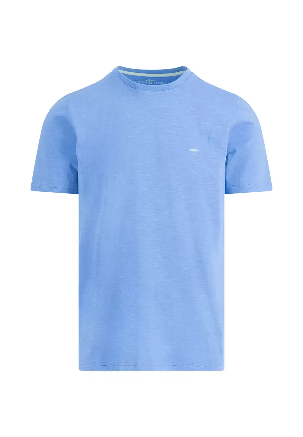 Fynch Hatton T-Shirt, slub, crystal blue