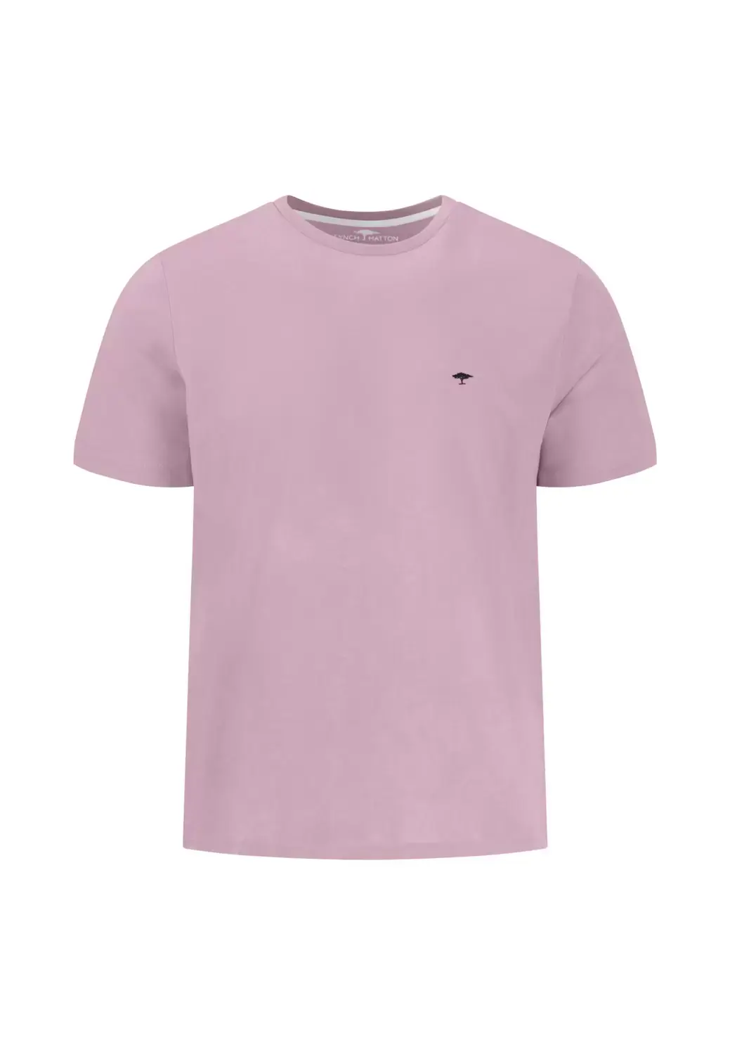 Fynch Hatton T-shirt, basic, single jersey, magnolia