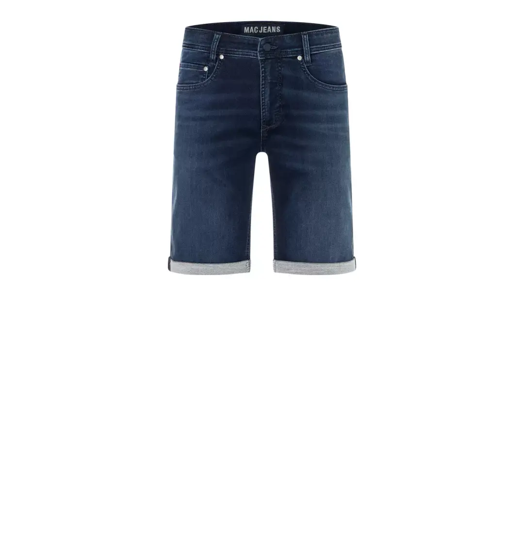 MAC Jogn Bermuda, dark blue vintage wash