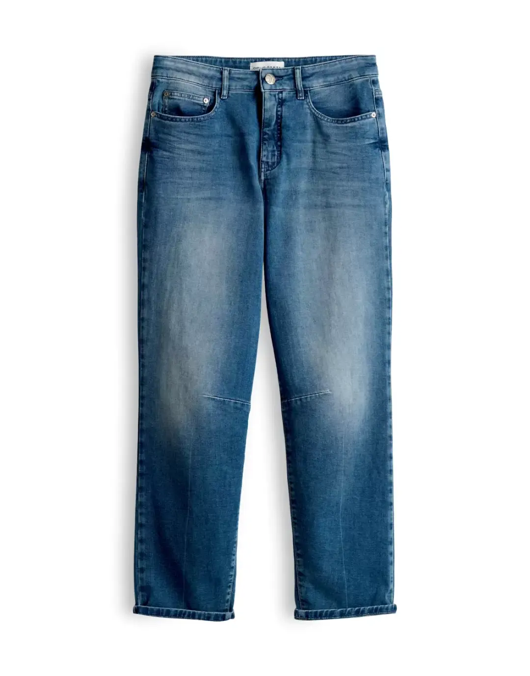 Opus PANTS Melly relax, mid blue