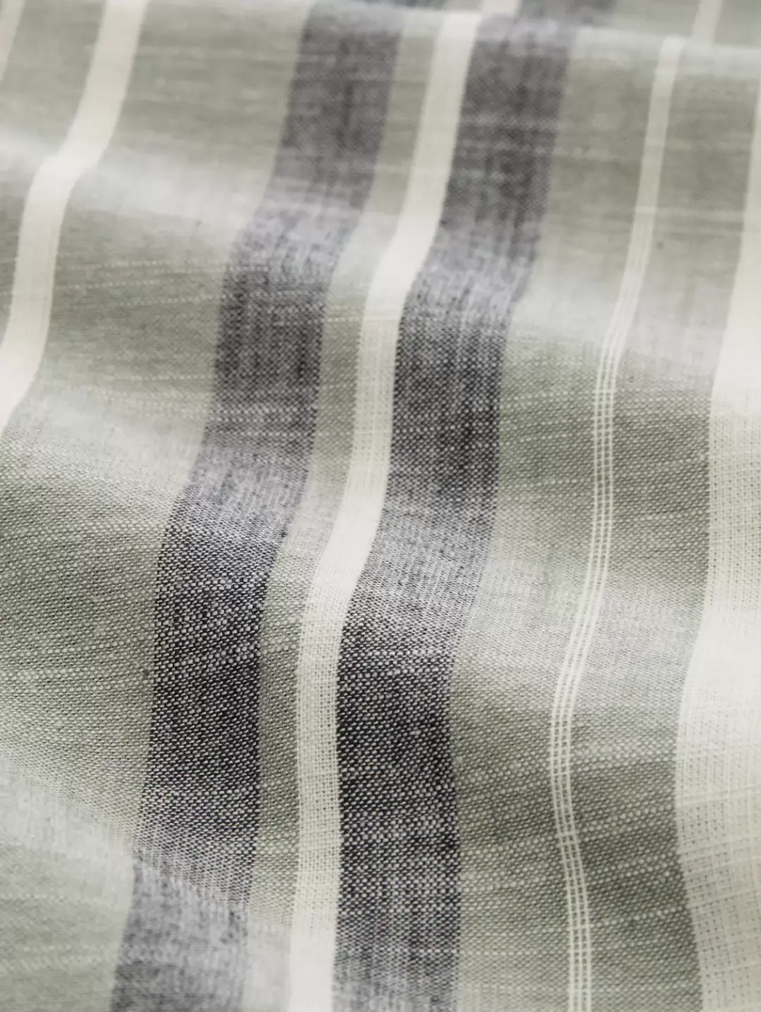 Tom Tailor loose fit straight hem shirt, green sea spray stripe