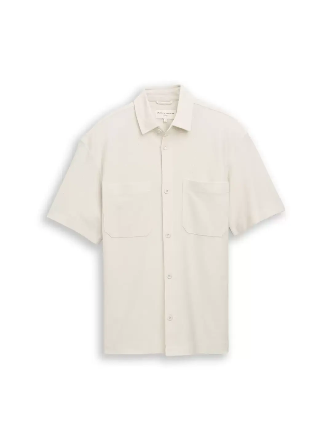 Tom Tailor relaxed jersey shirt, greyish white