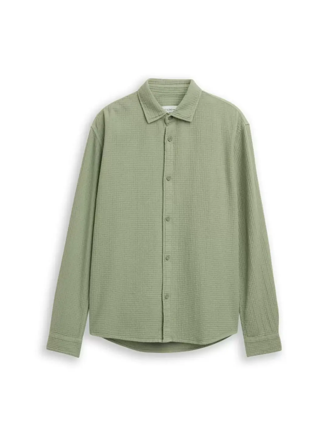 Tom Tailor relaxed gmt dye structured shi, Sea Spray