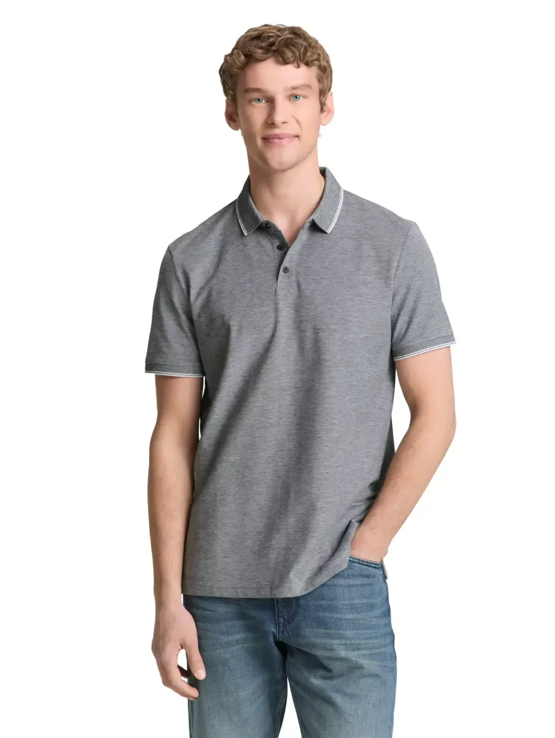 Tom Tailor Piqué Poloshirt aus Baumwolle