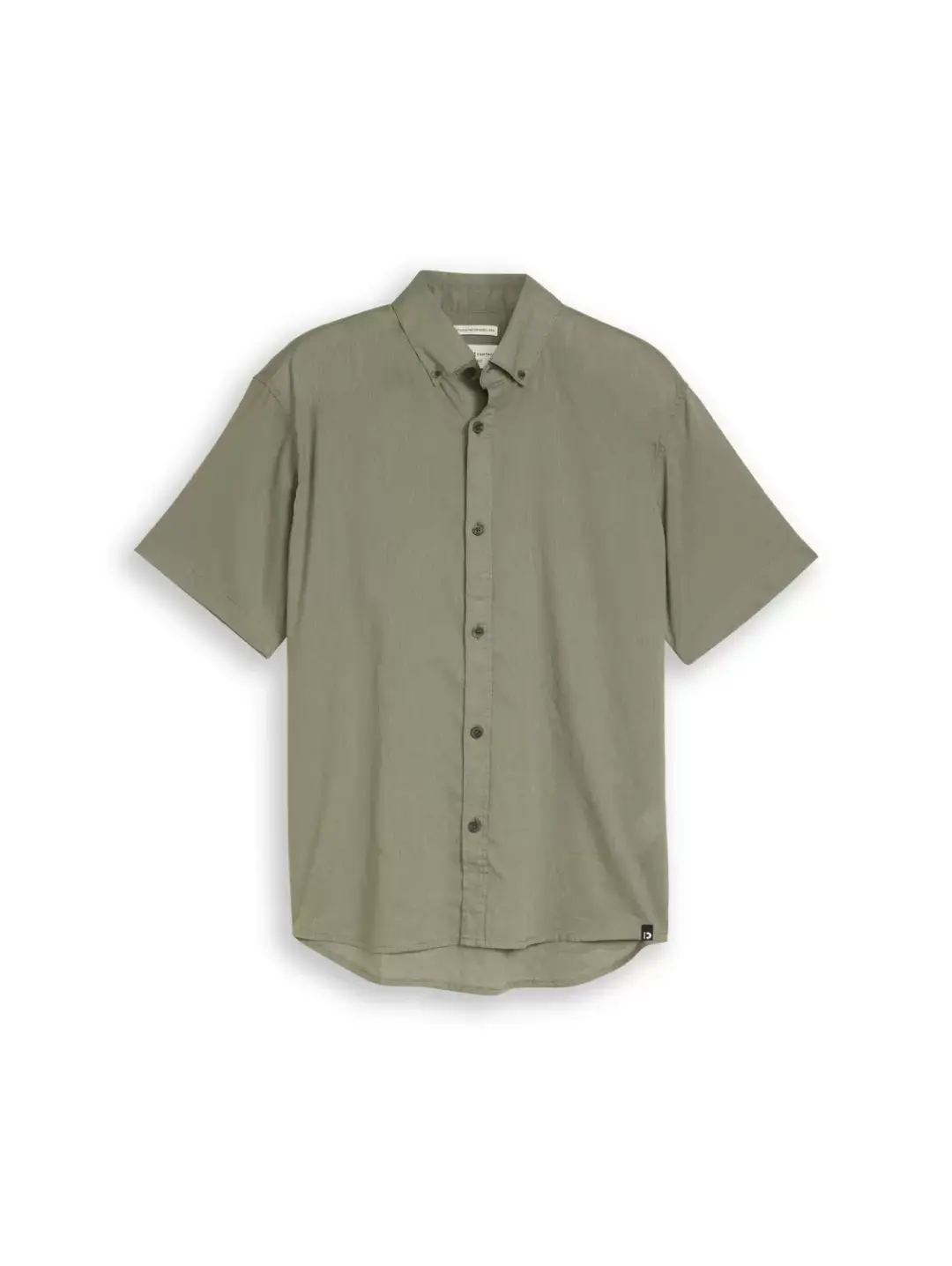 Tom Tailor relaxed cotton linen shirt, Sea Spray