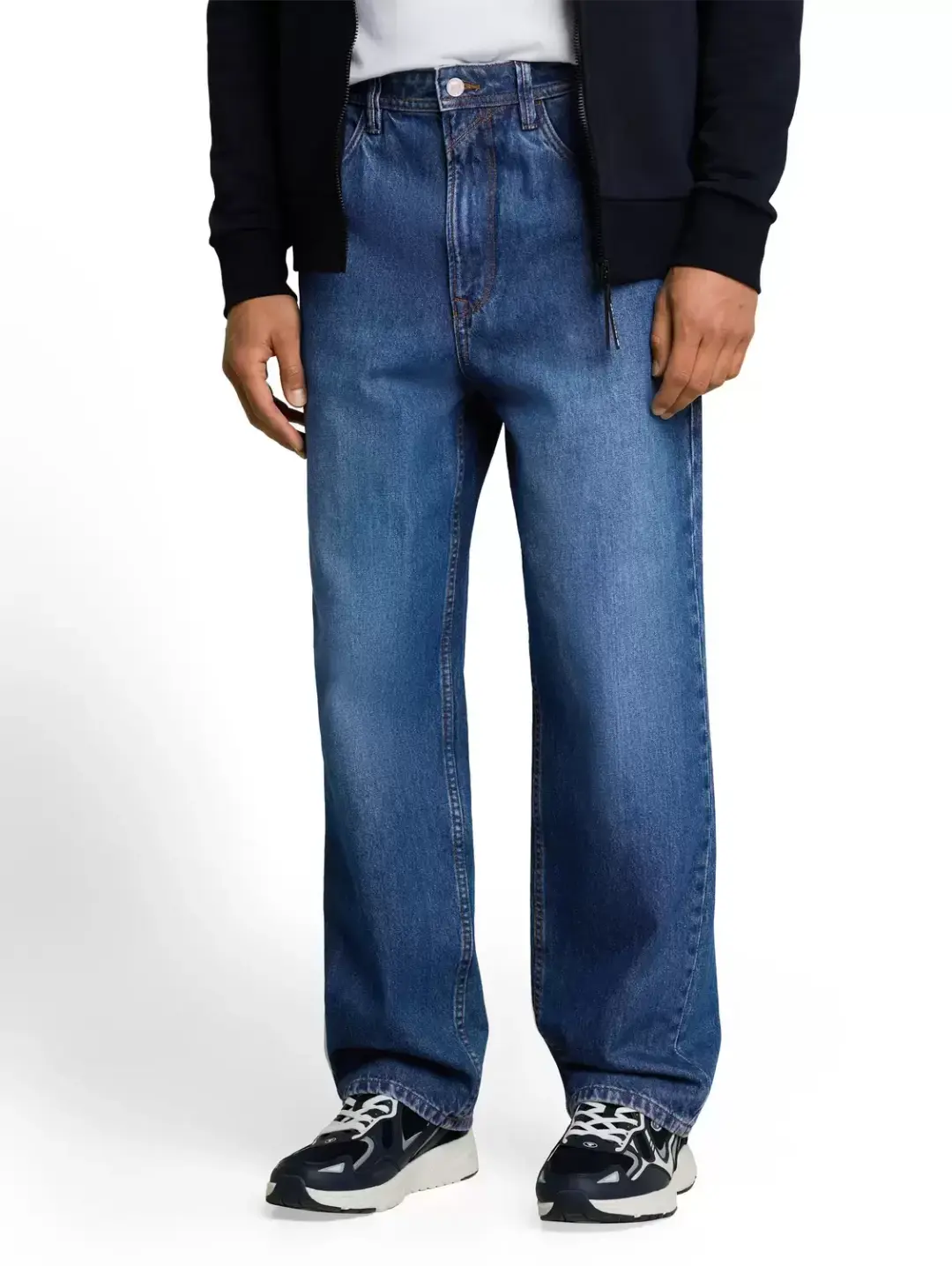 Tom Tailor TTELLIOT BAGGY, Blue Denim