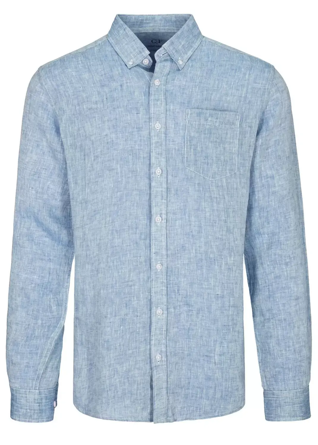 Commander Finest Clothing Hemd, 1/1 Arm, STONEWASH