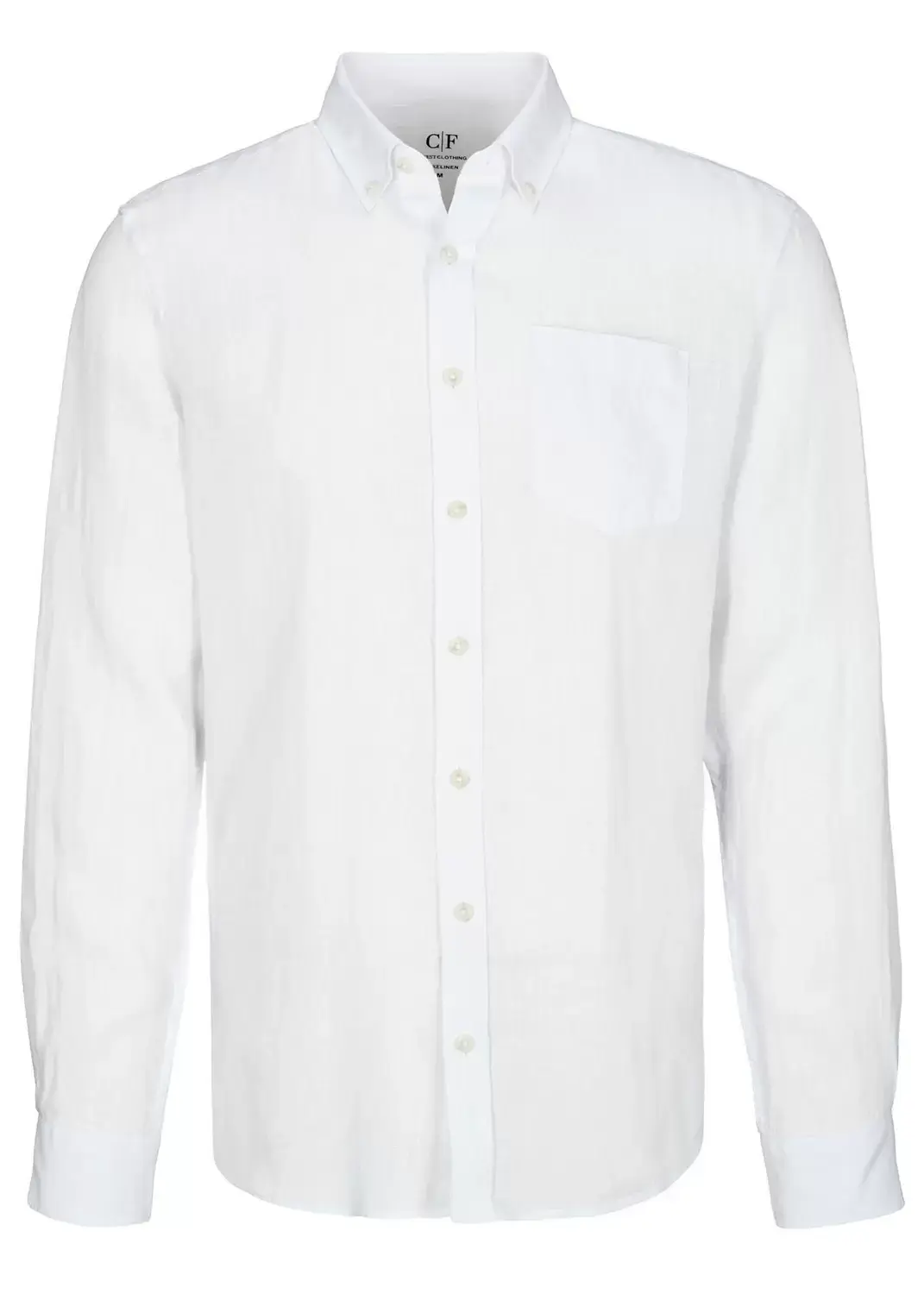 Commander Finest Clothing Hemd, 1/1 Arm, CLEAN WHITE