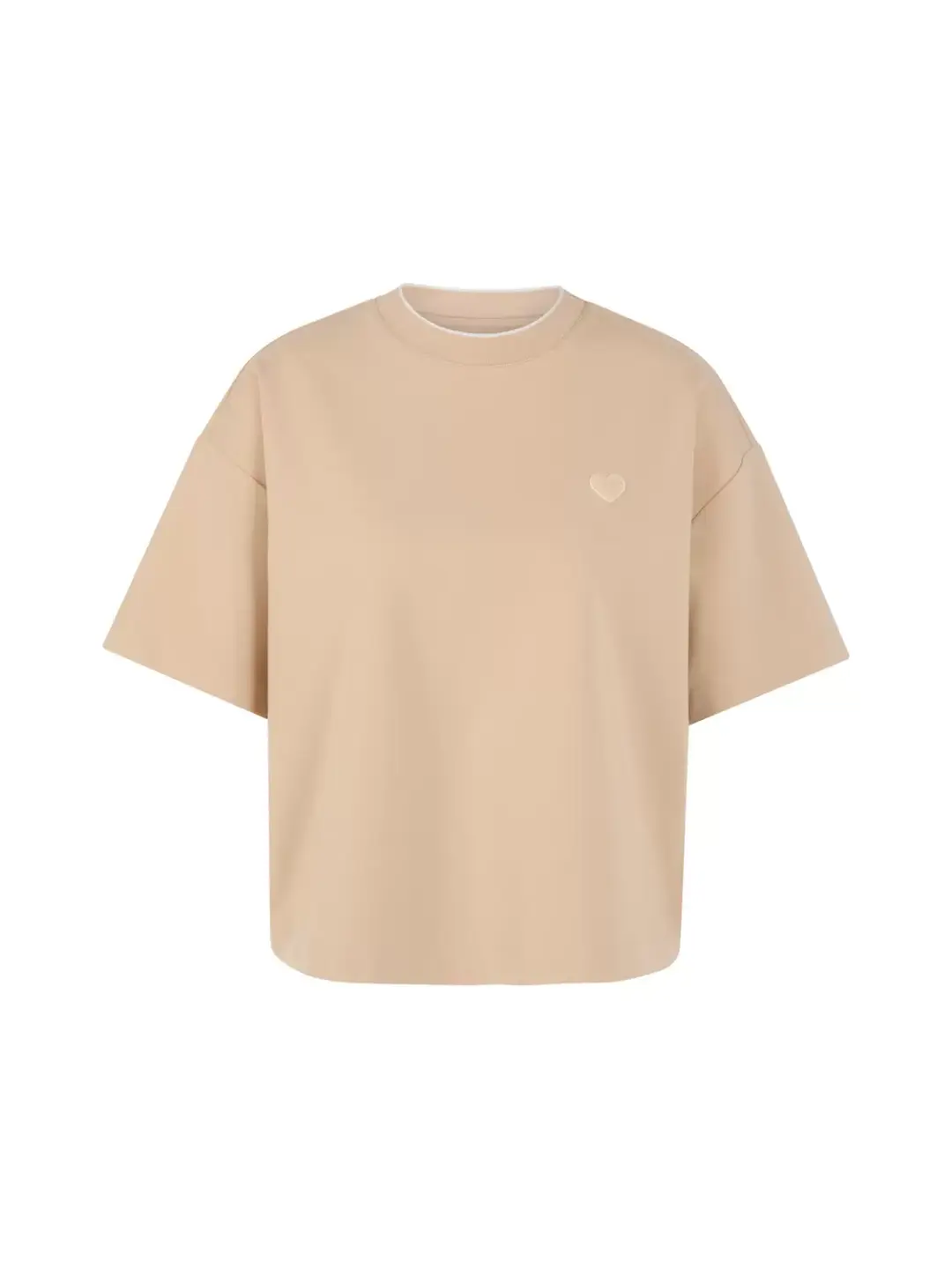 Marc Cain Shirt mit Herz und Ringeldetail