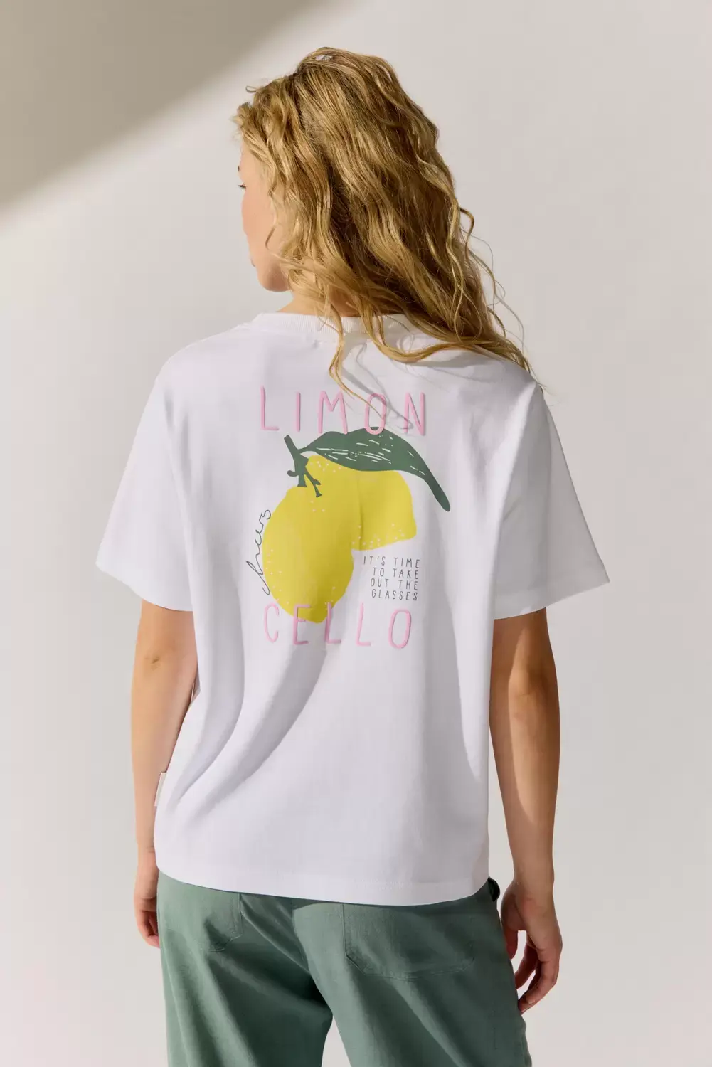 The Fashion People T-Shirt Limoncello, BRIGHT WHITE PRINT