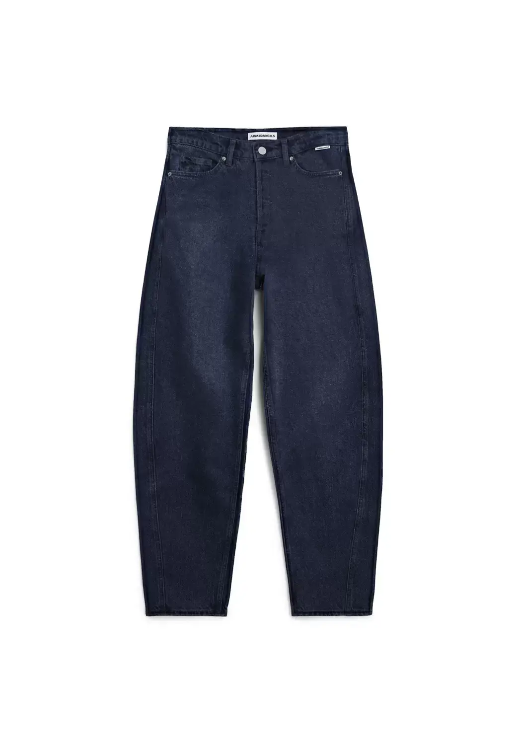 ARMEDANGELS BAARLY HIGH WAIST BARREL JEAN Denims / 5 Pockets Barrel Leg Fit Solid, fluid ink