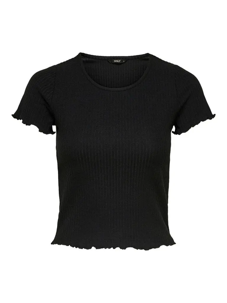 Only ONLEMMA S/S TOP NOOS JRS, Black