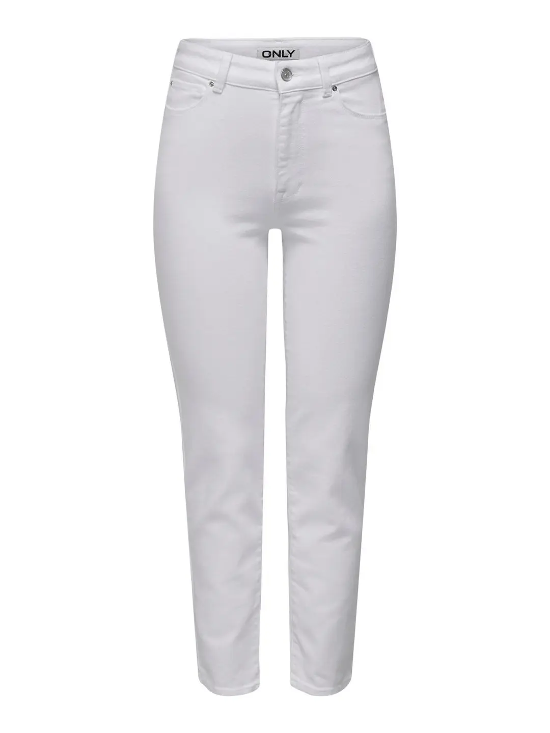 Only ONLEMILY STRETCH HW STR ANK DNM, White