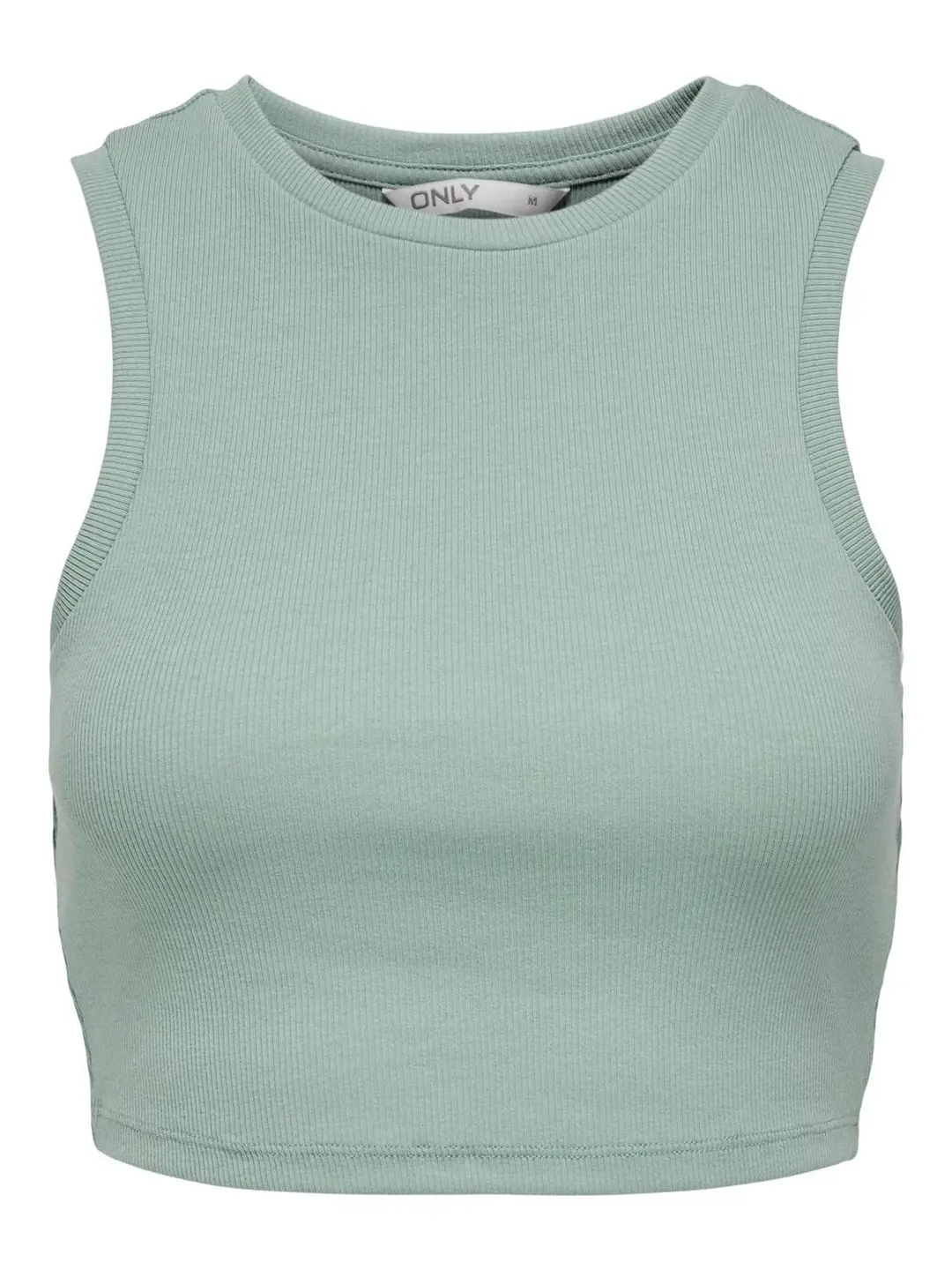 Only ONLVILMA S/L CROPPED TANK TOP JRS N, Jadeite