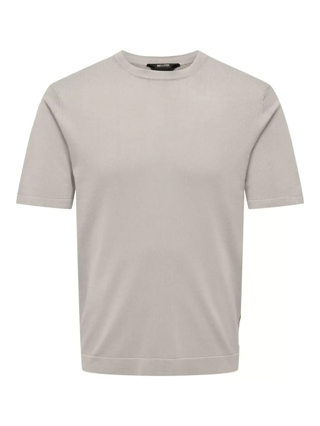 Only & Sons ONSWYLER LIFE REG 14 SS KNIT NOOS, Silver Lining