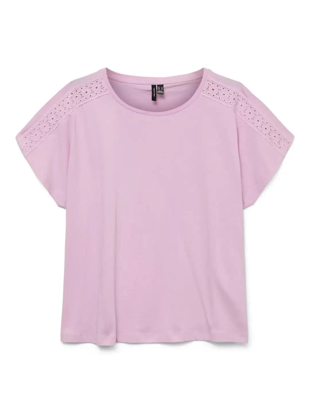 Vero Moda VMEMMY SS LACE TAPE TOP JRS GA NOOS, Bonbon