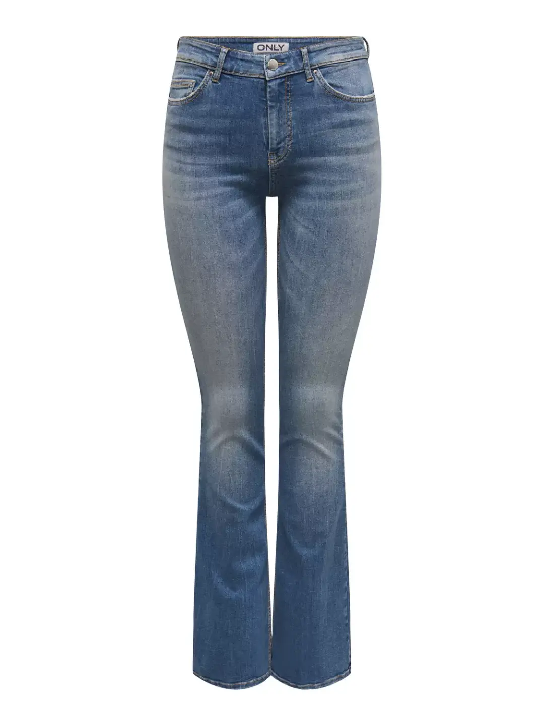 Only ONLBLUSH MID FLARED DNM DOT741 NOOS, Medium Blue Denim