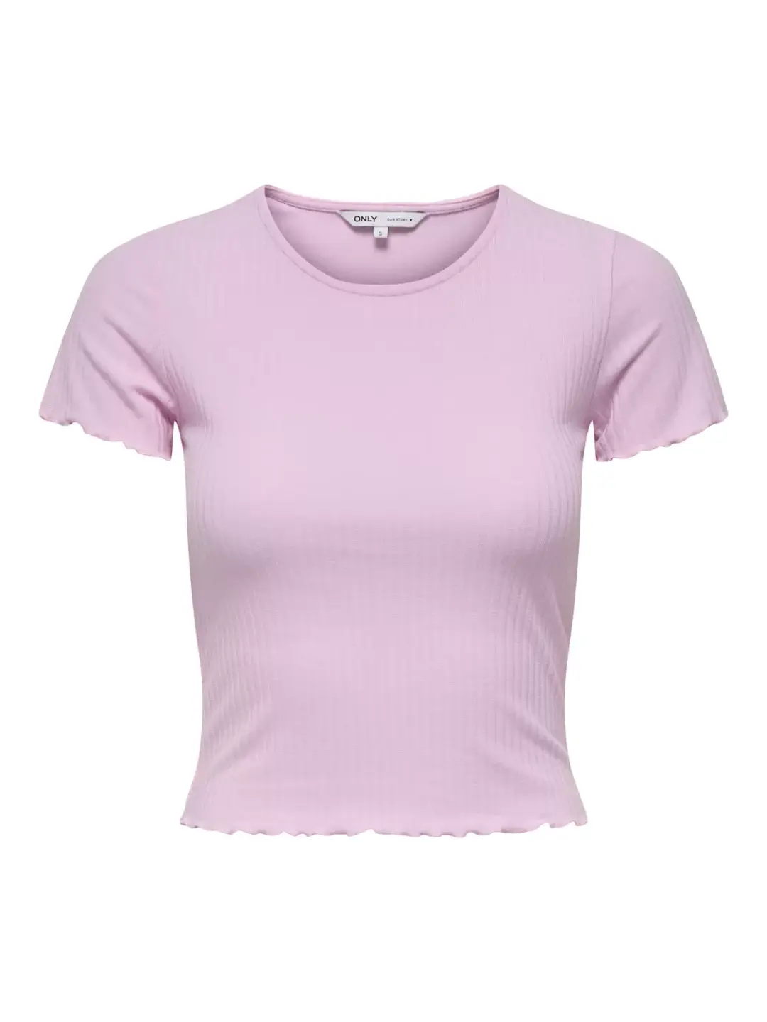Only ONLEMMA S/S SHORT TOP NOOS JRS, Pink Lady