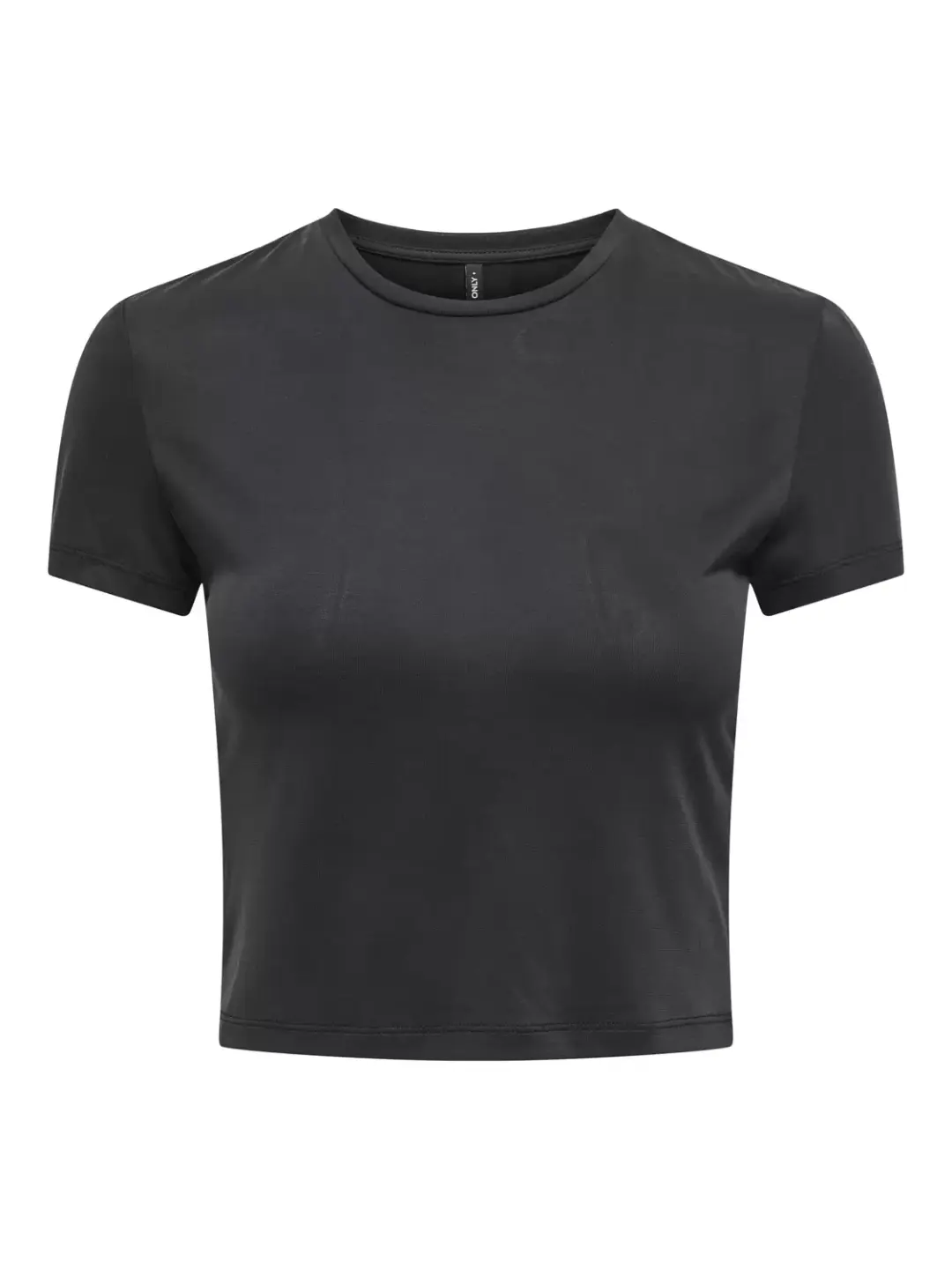 Only ONLHANNAH S/S O-NECK SHORT TOP CS J, Black