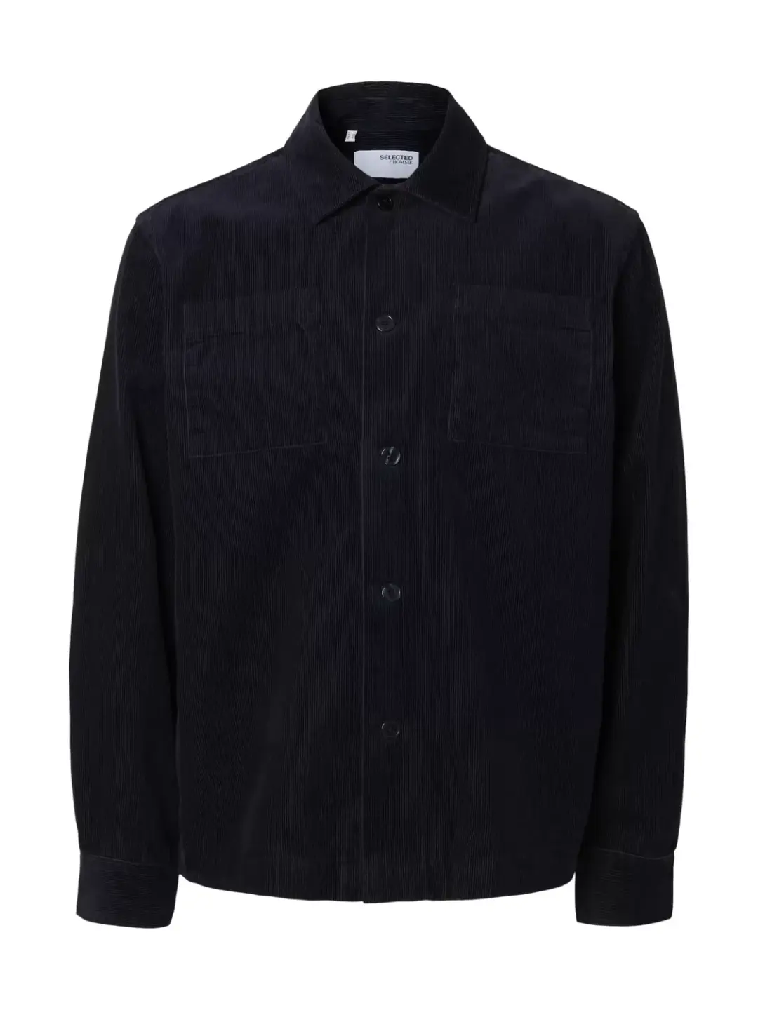 Selected SLHREGTATE CORD OVERSHIRT, Sky Captain