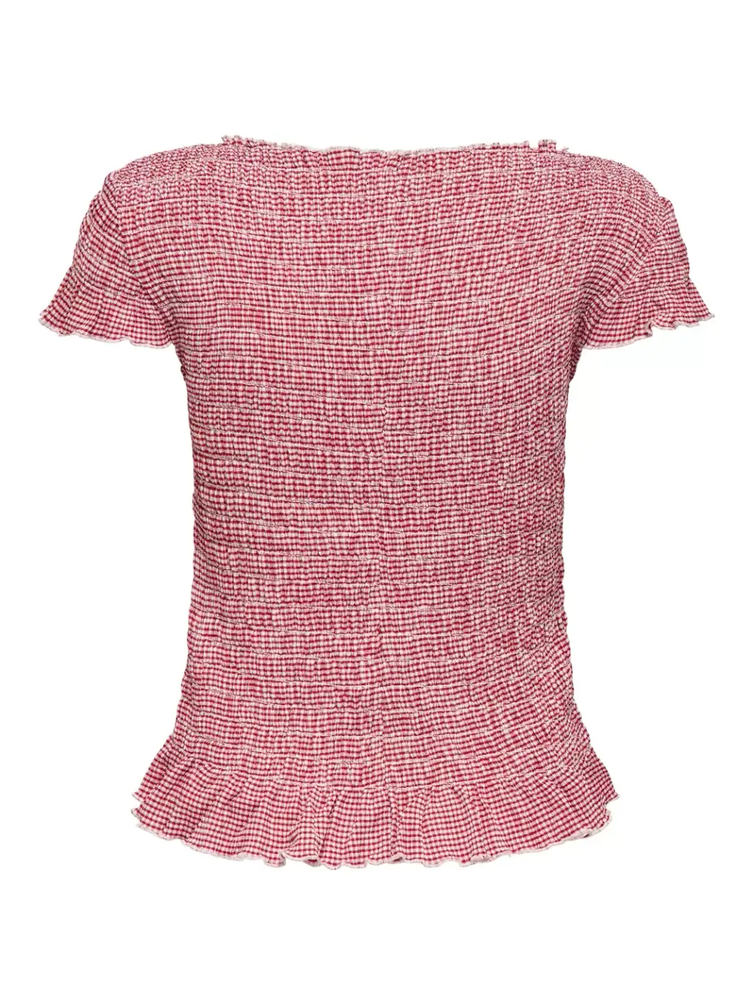 Only ONLCELLE LIFE CAP SMOCK BOATNECK TO, Barbados Cherry/Cloud dancer (cil)