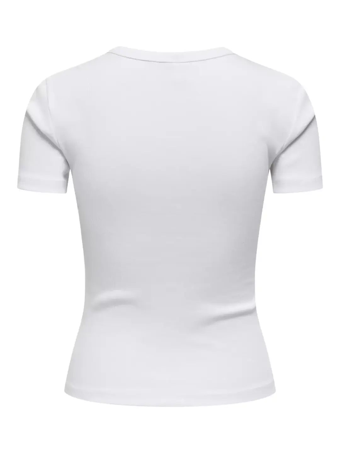 Only ONLVAL S/S O-NECK TOP JRS – Weiß