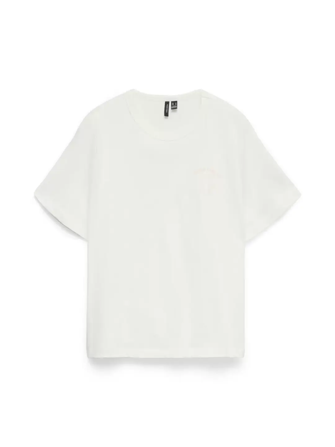 Vero Moda VMTARA ANITA SS TOP BOX JRS, Snow White/CAFE ITALIO