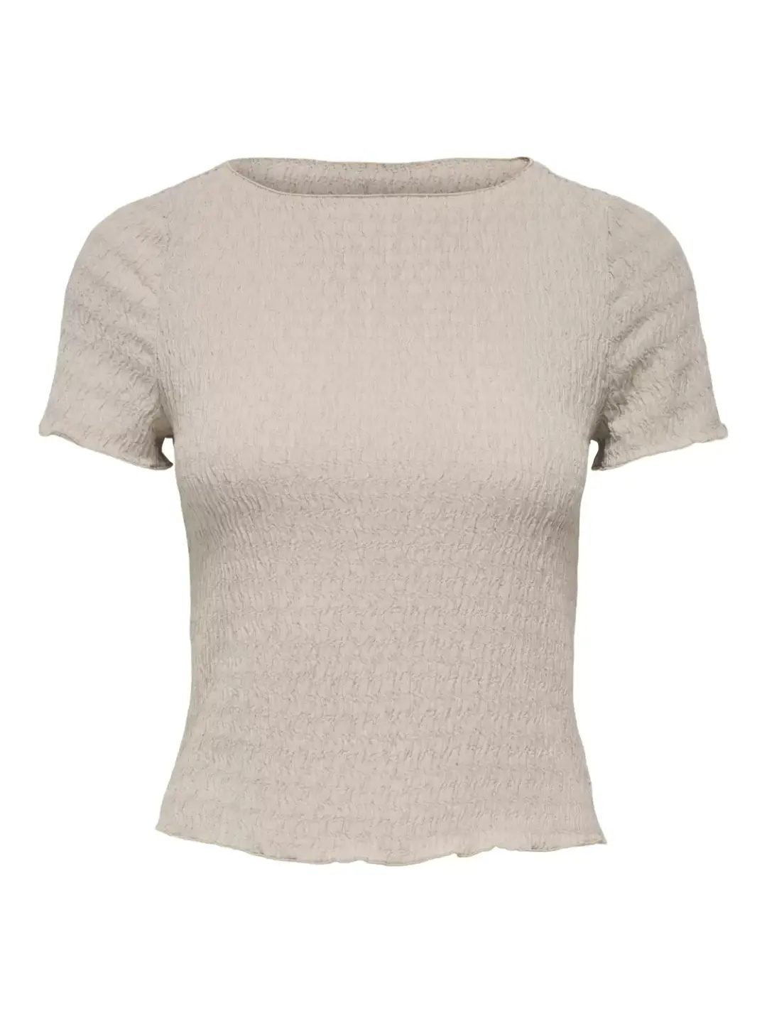 Only ONLILSE S/S TOP STRUCTURE JRS NOOS, Silver Lining