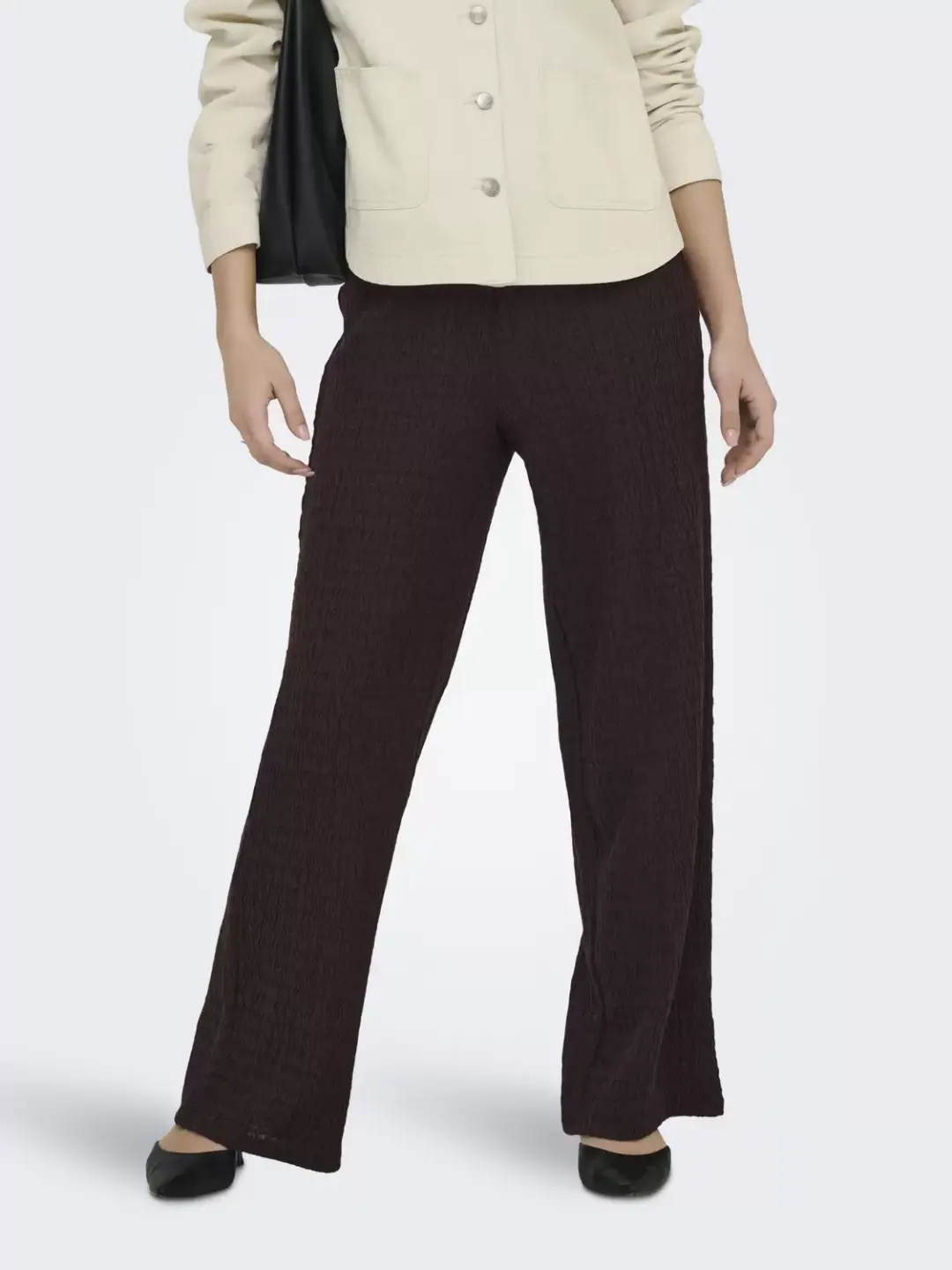 Only ONLILSE PANT STRUCTURE JRS NOOS, Deep Mahogany