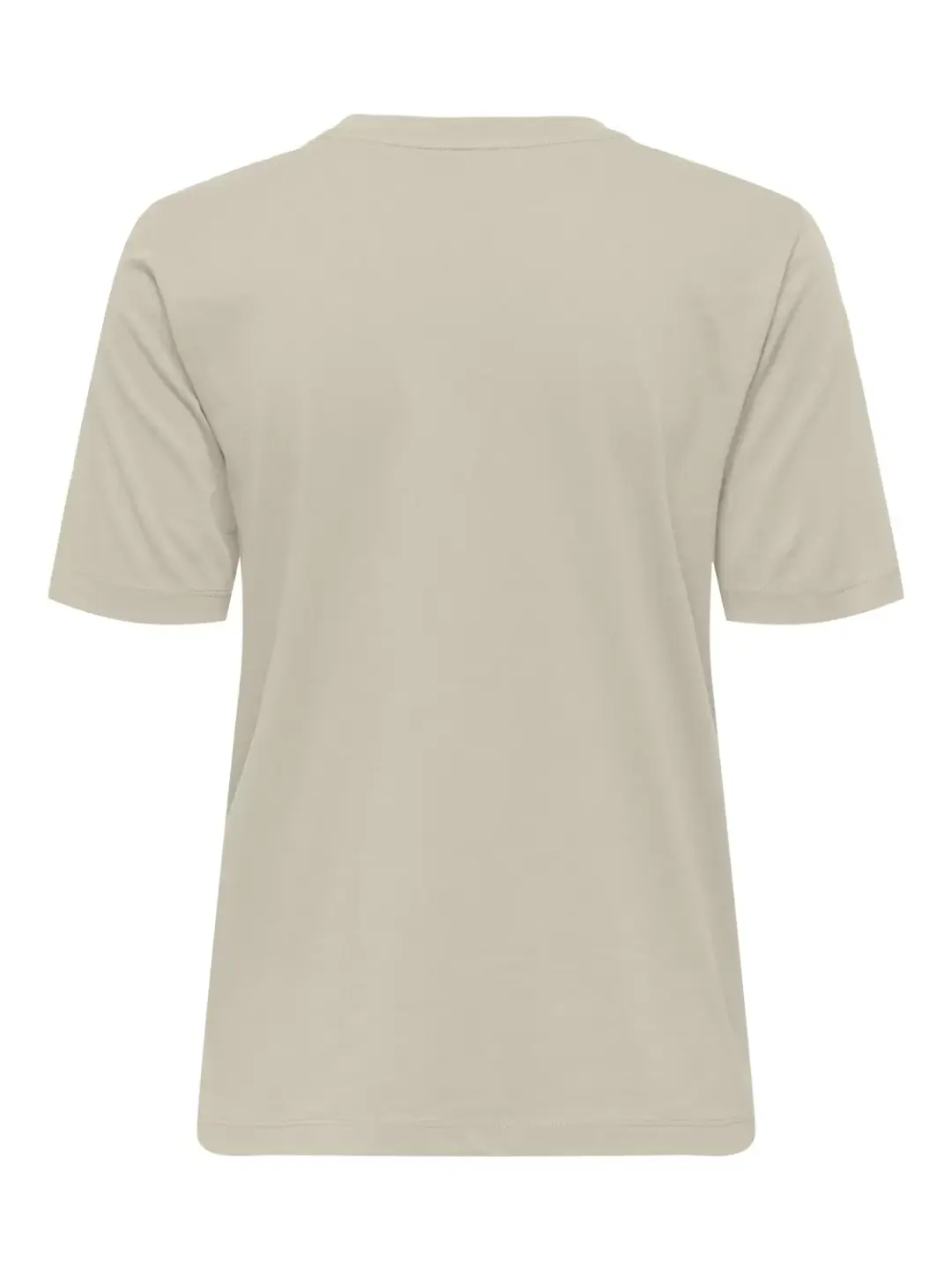 Only ONLHAPPY S/S O-NECK TEE CS PR JRS, Oatmeal