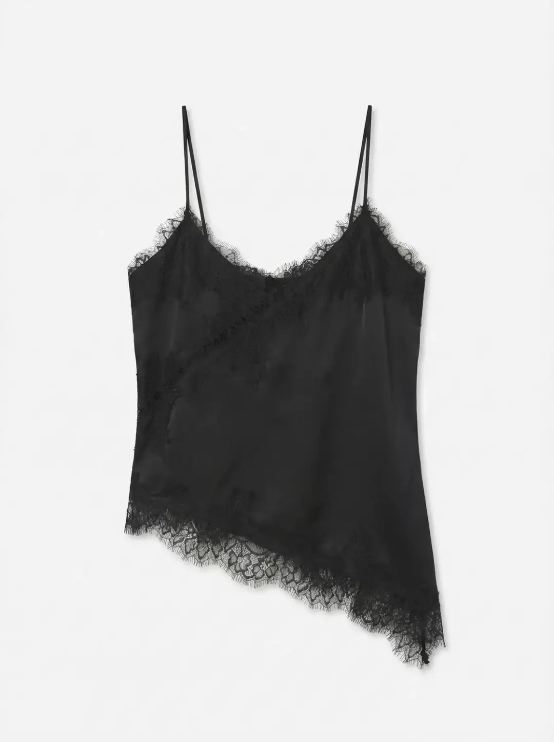 Vero Moda VMNOVI LACE SINGLET WVN NOOS, Black/DTM lace