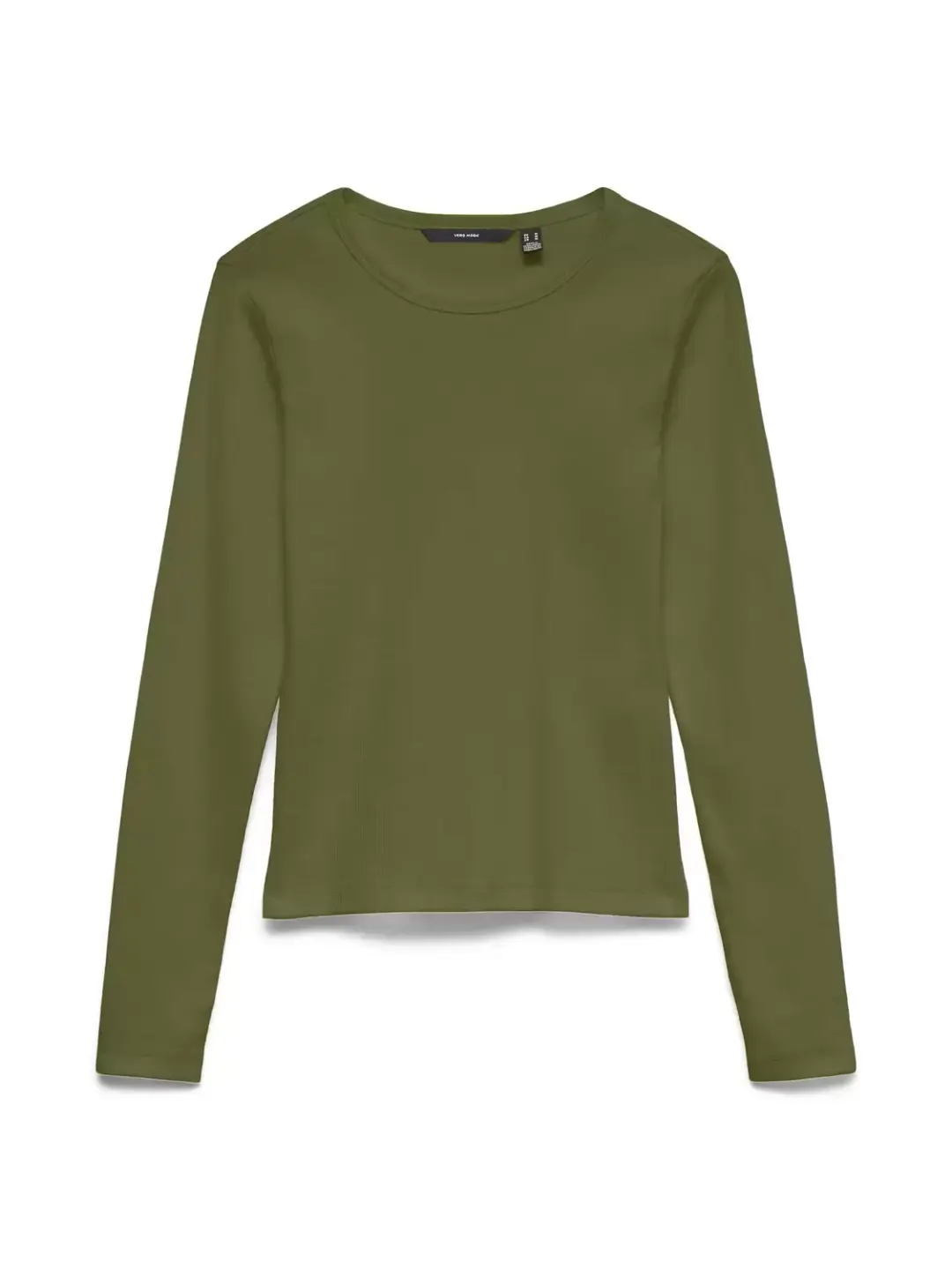 Vero Moda VMCHLOE LS SHORT TOP JRS NOOS, Sphagnum