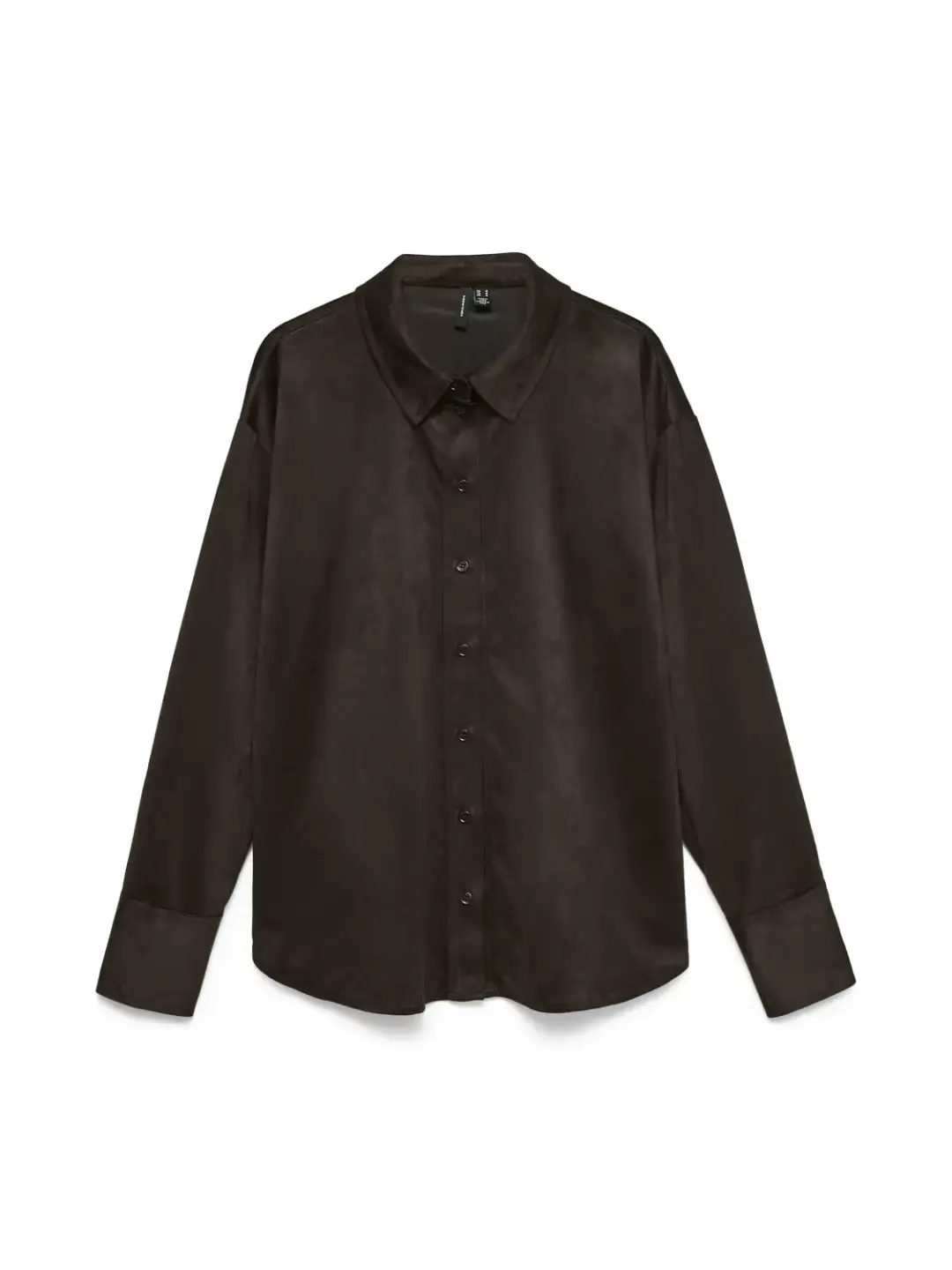Vero Moda VMKATTY L/S SHIRT WVN, Chocolate Torte