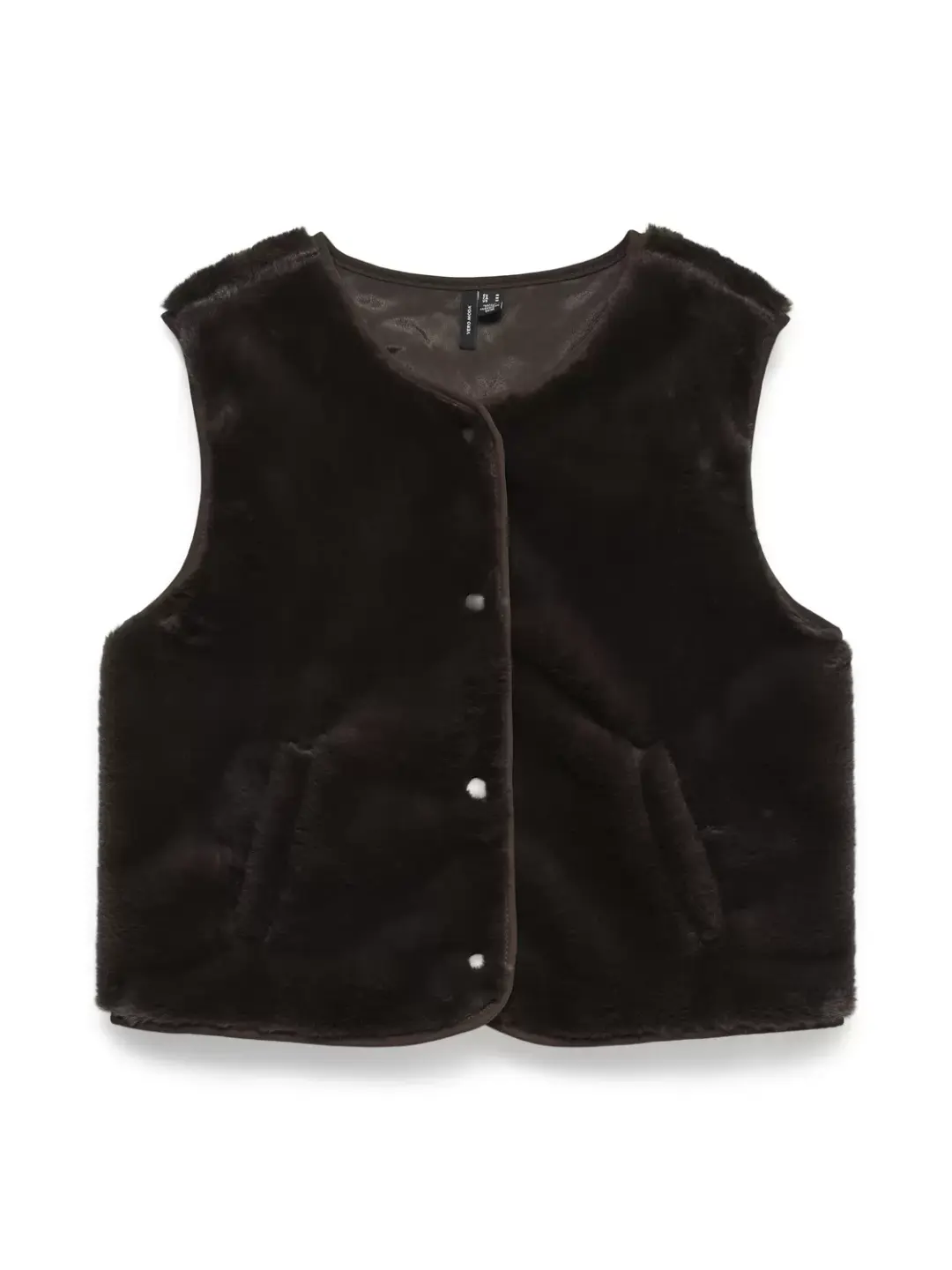 Vero Moda VMNILLY SL GILET JRS BTQ, Chocolate Torte