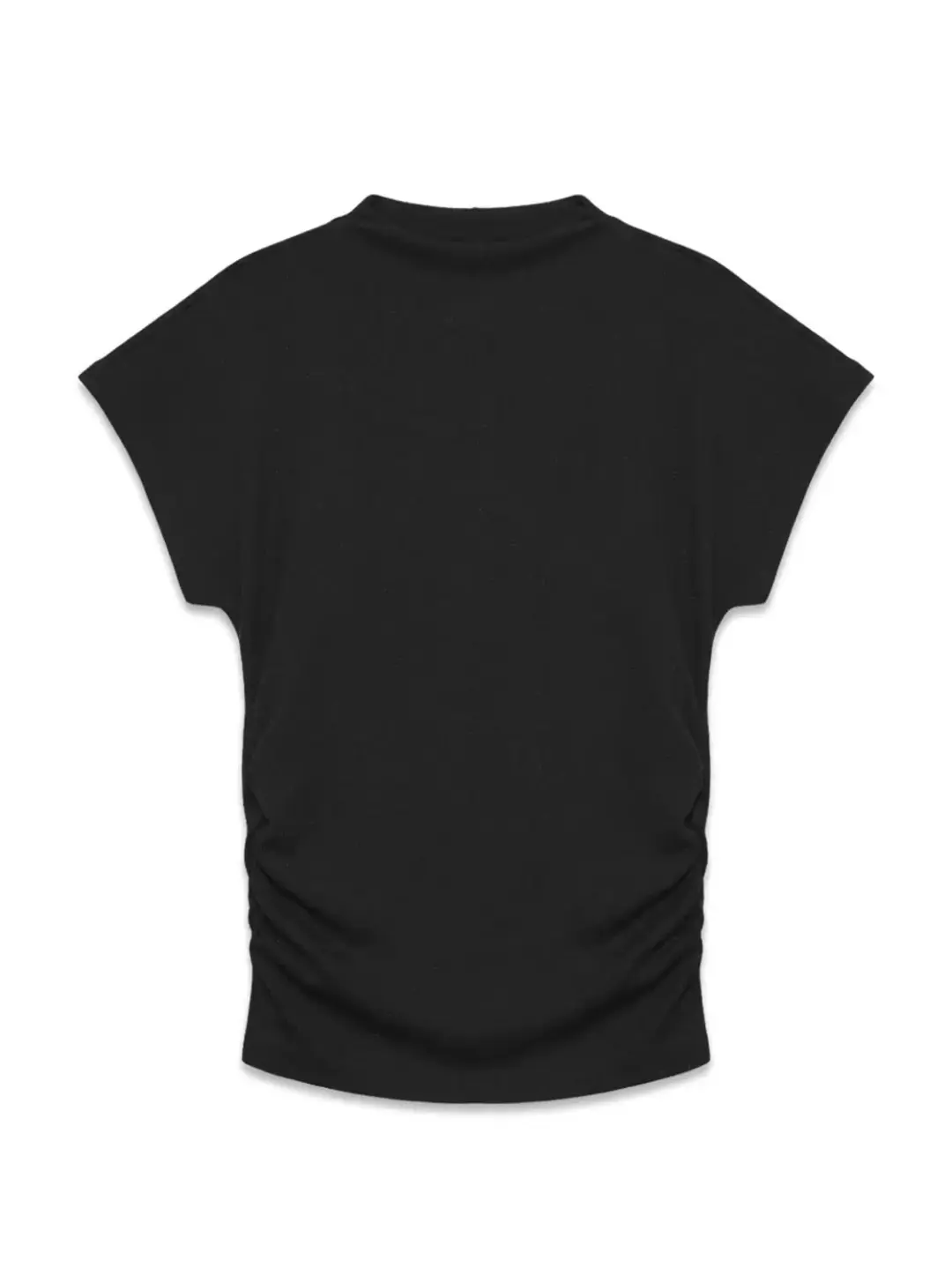 Vero Moda VMKANVA CAPSLEEVE ROUCHING TOP LX J, Black/Silver lurex