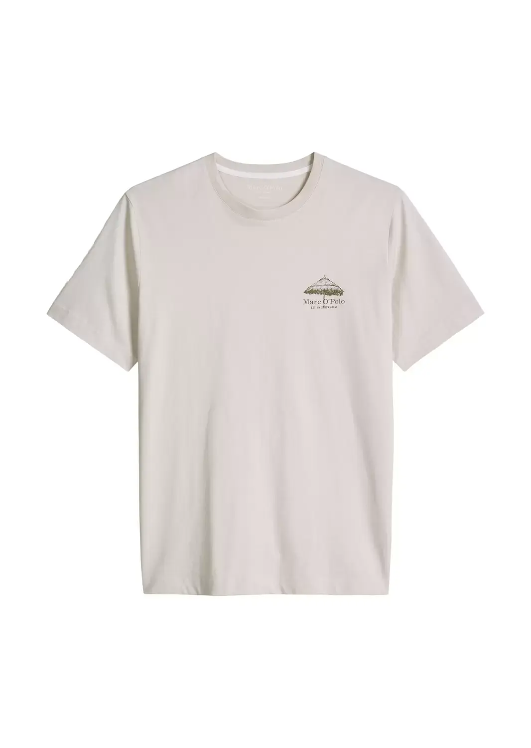 Marc O'Polo Jersey T-Shirts Shortsleeve, Grey Silk