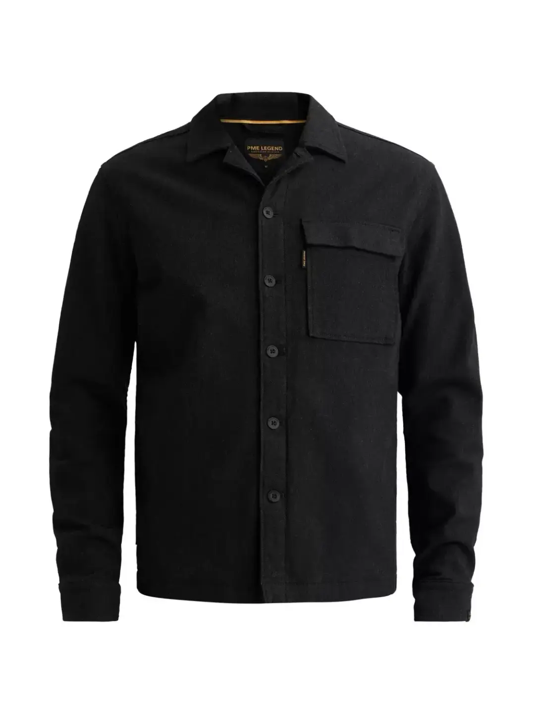 PME Legend Hemdjacke aus Flanell mit Brusttasche
