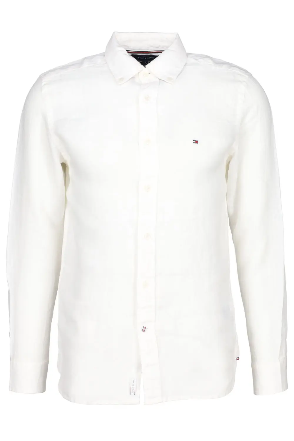Tommy Hilfiger PIGMENT DYED LI SOLID RF SHIRT, BEIGE